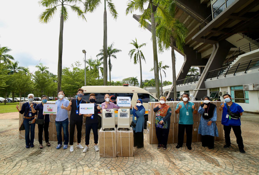 Donation of Oxygen Concentrators to CAC Stadium Melawati Shah Alam